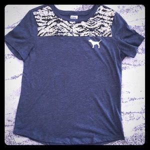 NWOT VS Pink Bling Tee